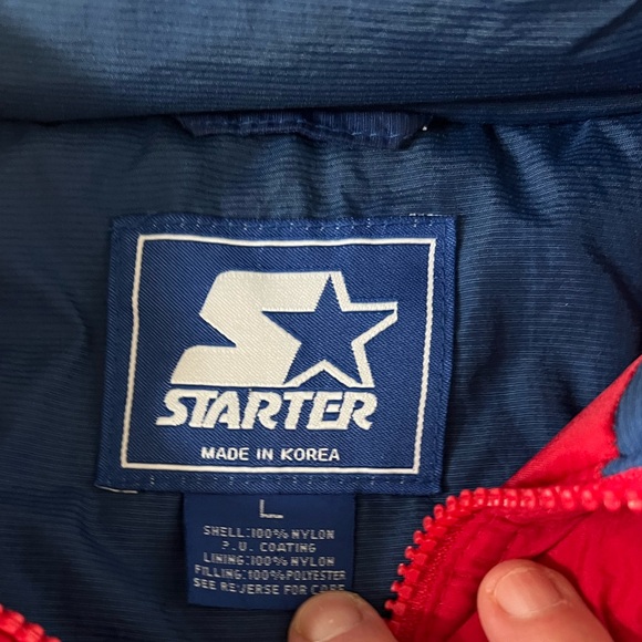 Vintage KU Kansas Starter Jacket Large - Picture 4 of 11